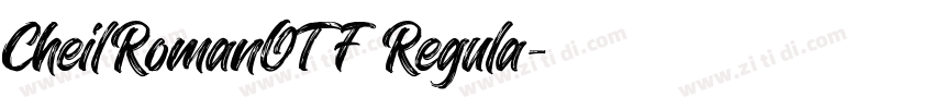 CheilRomanOTF Regula字体转换